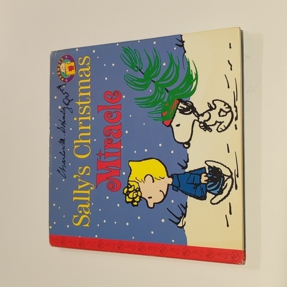 🐢Charles M Schulz Sally's Christmas Miracle Hardback Book (1996) VTG - Picture 1 of 8